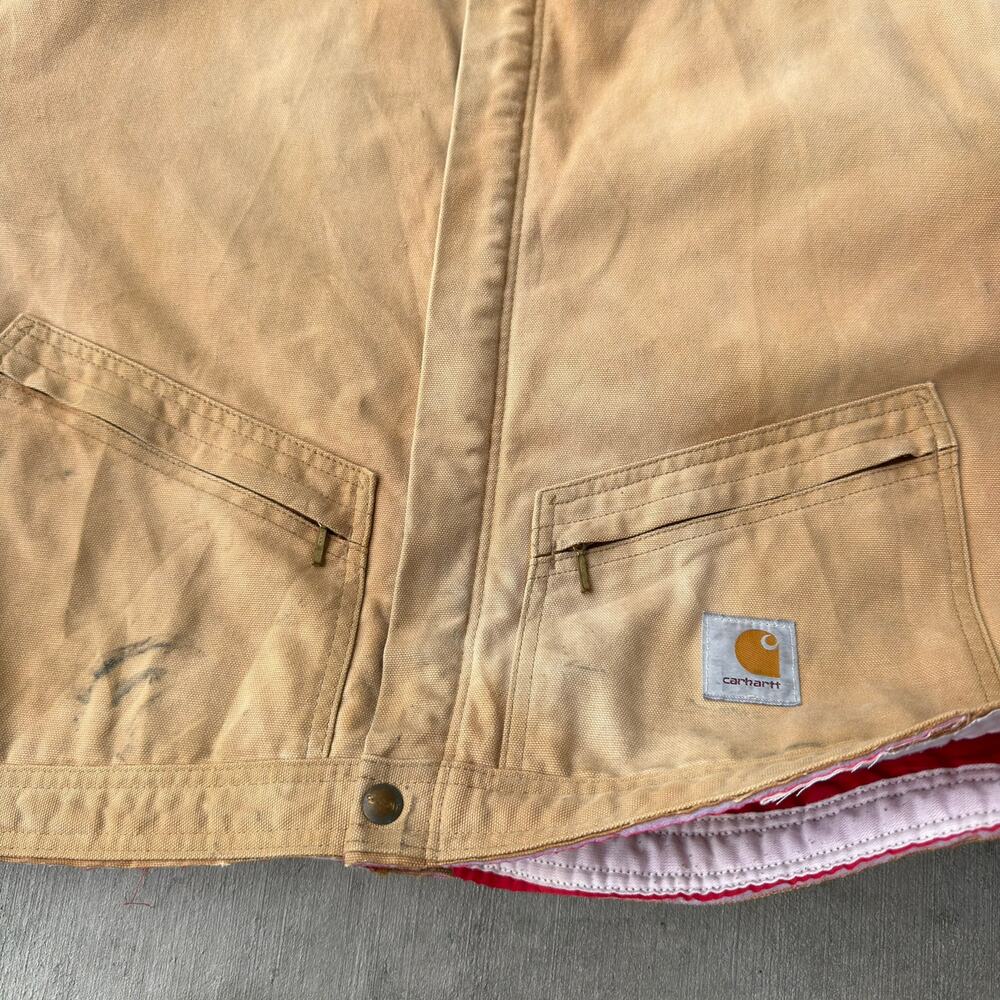 Carhartt cropped detroit style brown work wear jacket - Picture 7 of 9